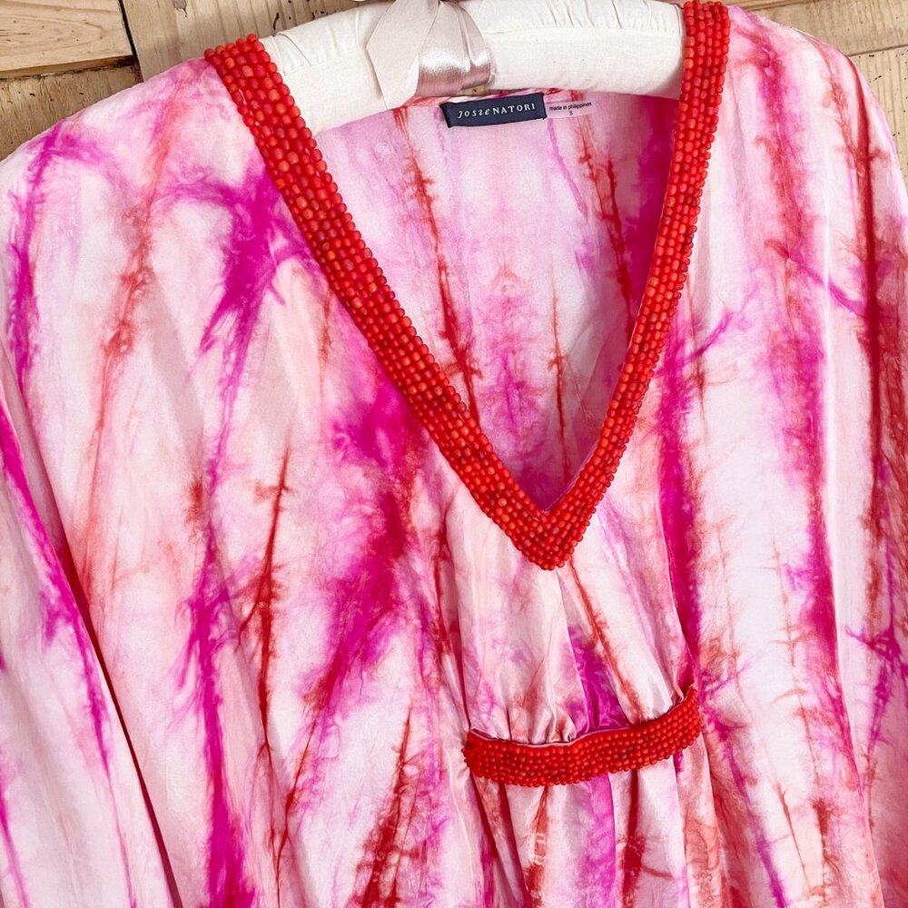 Josie Natori SILK Caftan